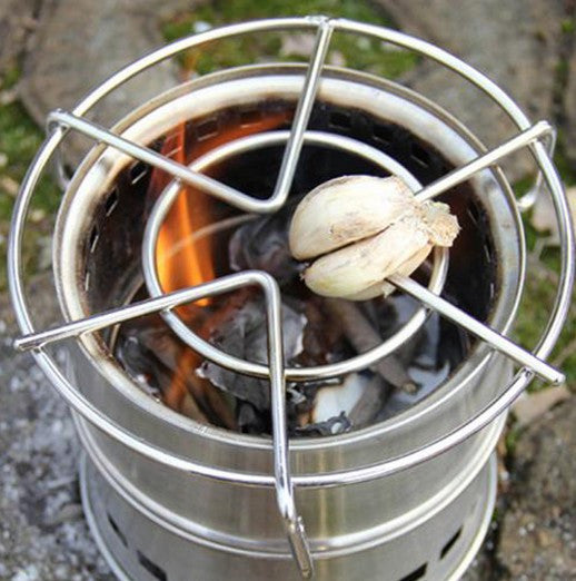 Outdoor Wood Stove Portable Stainless Steel